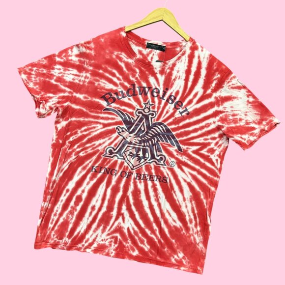 The Great American Budweiser King of Beer Tie-Dye Tee XL - Picture 3 of 4